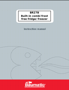 Manual Baumatic BR27B Fridge-Freezer