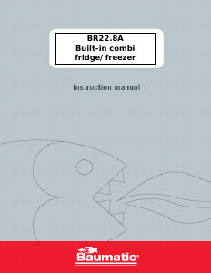 Handleiding Baumatic BR22.8A Koel-vries combinatie