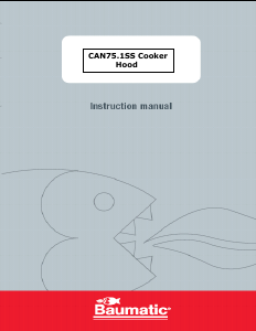 Manual Baumatic CAN75.1SS Cooker Hood