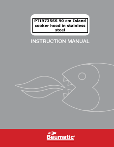 Manual Baumatic PTI9735SS Cooker Hood