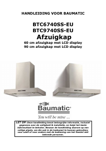 Handleiding Baumatic BTC9740SS-EU Afzuigkap