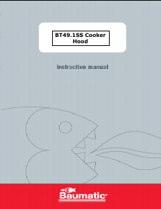 Manual Baumatic BT49.1SS Cooker Hood