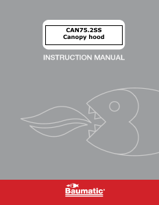 Handleiding Baumatic CAN75.2SS Afzuigkap