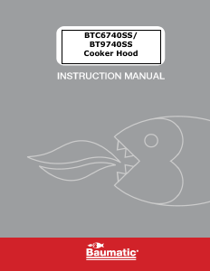 Manual Baumatic BT9740SS Cooker Hood