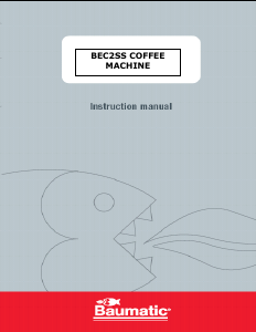 Manual Baumatic BEC2SS Coffee Machine