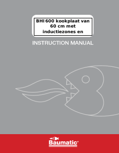 Handleiding Baumatic BHI600 Kookplaat