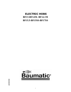 Manual Baumatic BF15SS Hob