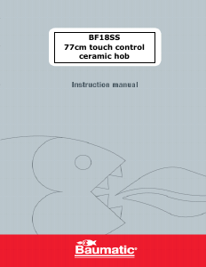 Handleiding Baumatic BF18SS Kookplaat
