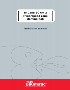 Handleiding Baumatic BTC2SS Kookplaat