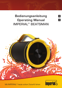 Handleiding Imperial Beatsman Luidspreker