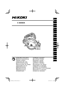 Εγχειρίδιο Hikoki C 3605DA Κυκλικό πριόνι