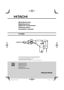 Manual Hitachi H 55SA Demolition Hammer