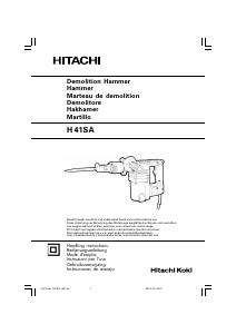 Mode d’emploi Hitachi H 41SA Marteau-piqueur