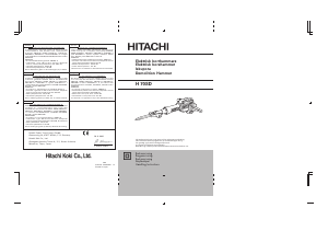 Bruksanvisning Hitachi H 70SD Bilningshammare