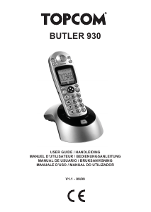 Mode d’emploi Topcom Butler 930 Téléphone sans fil