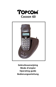 Mode d’emploi Topcom Cocoon 60 Téléphone sans fil