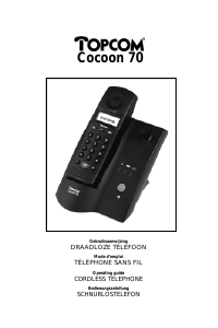 Mode d’emploi Topcom Cocoon 70 Téléphone sans fil