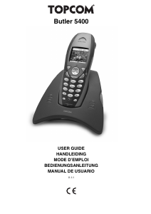 Bedienungsanleitung Topcom Butler 5400 Schnurlose telefon