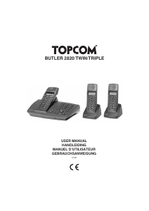 Bedienungsanleitung Topcom Butler 2820 Schnurlose telefon