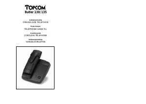 Manual Topcom Butler 130 Wireless Phone