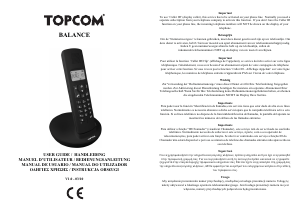 Manual Topcom Balance Wireless Phone