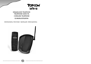 Mode d’emploi Topcom Butler 100 Téléphone sans fil