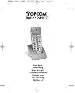 Bruksanvisning Topcom Butler 2410C Trådløs telefon