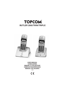 Bedienungsanleitung Topcom Butler 2900 Schnurlose telefon