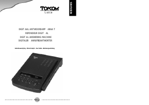 Manual Topcom Lucca Answering Machine