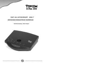 Handleiding Topcom Orfeo 300 Antwoordapparaat