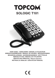 Käyttöohje Topcom Sologic T101 Puhelin