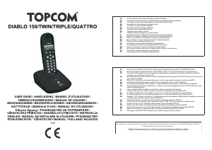 Manuale Topcom Diablo 150 Telefono