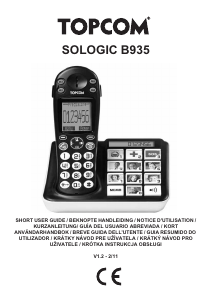 Manuale Topcom Sologic B935 Telefono