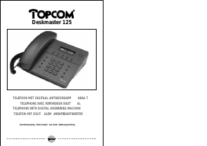 Bedienungsanleitung Topcom Deskmaster 125 Telefon