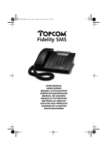 Manual Topcom Fidelity SMS Phone