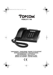 Εγχειρίδιο Topcom Fidelity 140 Τηλέφωνο