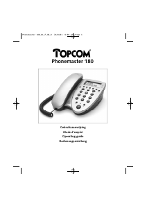 Mode d’emploi Topcom Phonemaster 180 Téléphone