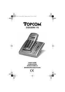 Manual Topcom Cocoon 115 Wireless Phone