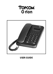 Handleiding Topcom Orion Telefoon