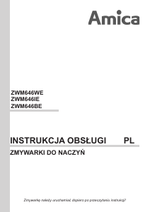 Instrukcja Amica ZWM 646 BE Zmywarka