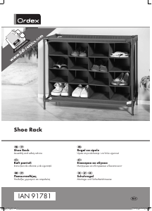 Manual Ordex IAN 91781 Dulap pantofi