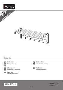 Kasutusjuhend Ordex IAN 31211 Riidenagi