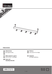 Manuale Ordex IAN 31213 Appendiabiti