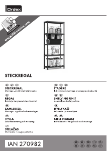 Bruksanvisning Ordex IAN 270982 Skap