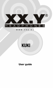 Manual XX.Y Kuki Headphone