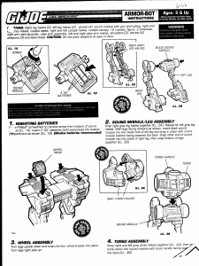 Manual Hasbro GI Joe Armor-Bot