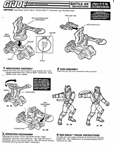 Handleiding Hasbro GI Joe Battle Ax