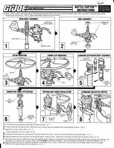 Manual Hasbro GI Joe Battle Copter