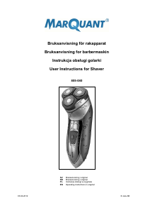 Bruksanvisning MarQuant 805-040 Barbermaskin