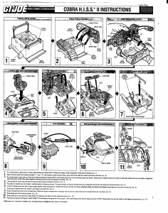 Manual Hasbro GI Joe Cobra H.I.S.S. II